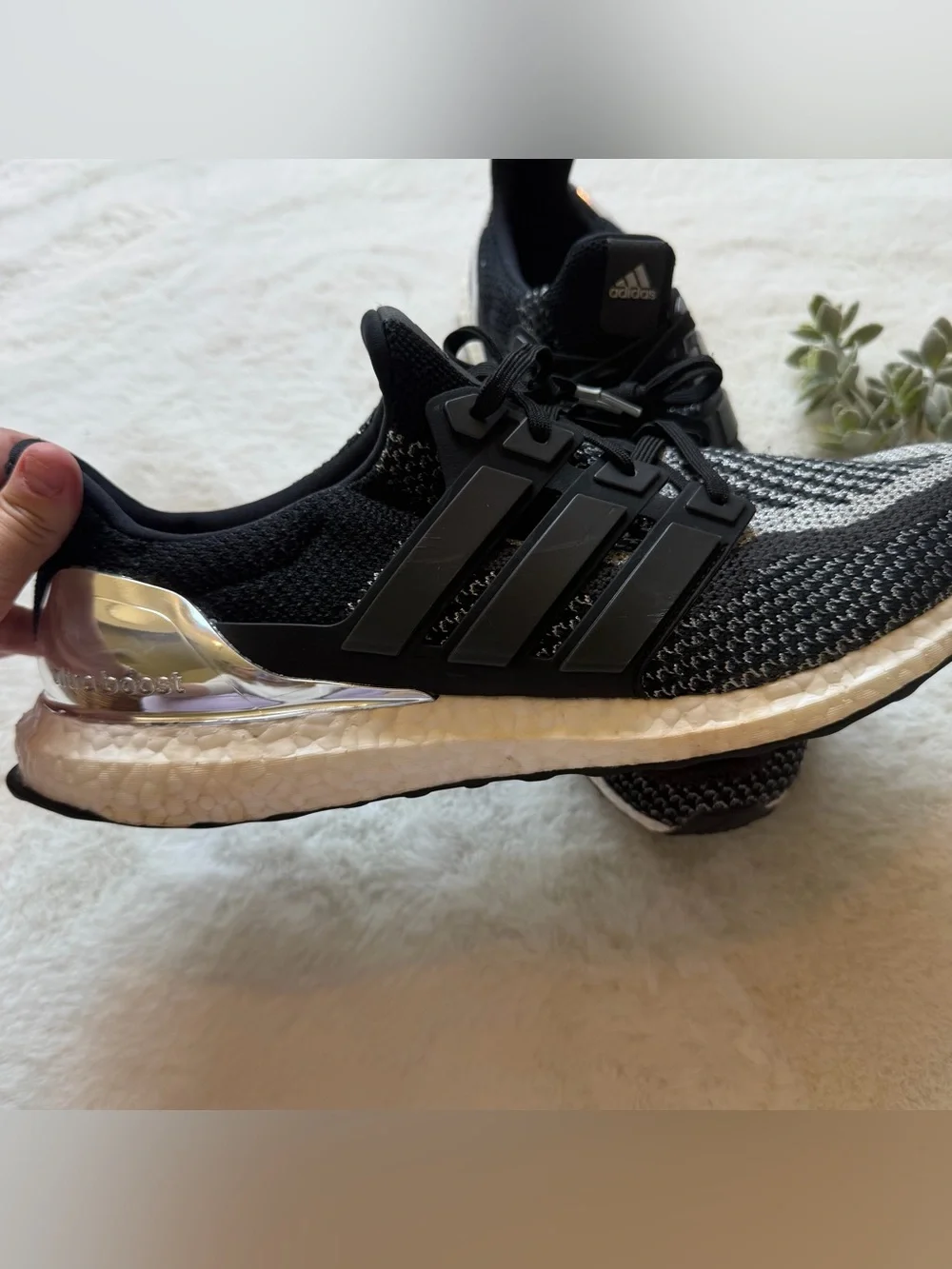 Adidas | GUC - UltraBoost 2.0 Limited Black Reflective - Size 14 - Black/Silver_9